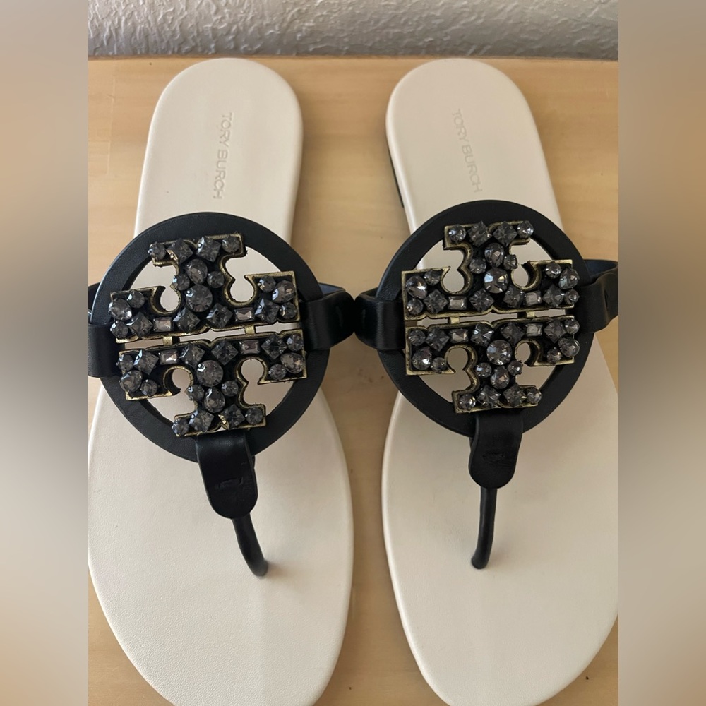 Tory Burch jeweled Miller sandals